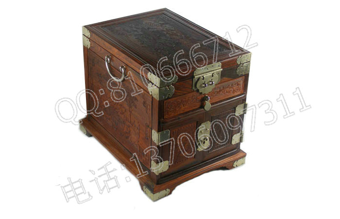 三童獻壽梳妝盒、收納盒